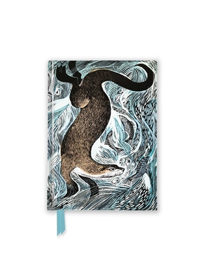Angela Harding: Fishing Otter (Foiled Pocket Journal) (Flame Tree Pocket Notebooks)