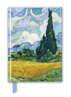 Van Gogh: Wheat Field with Cypresses (Foiled Journal) (Flame Tree Notebooks) By Flame Tree Studio (Created by) Cover Image