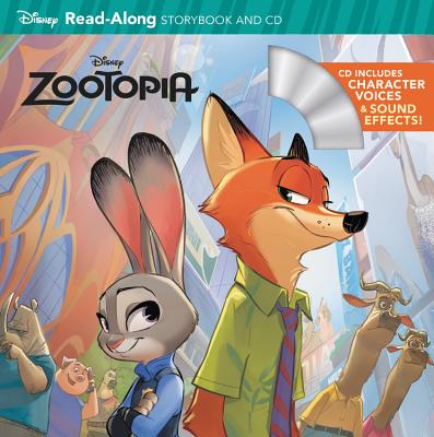 Cover for Zootopia Read-Along Storybook & CD (Read-Along Storybook and CD)