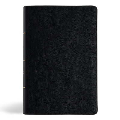 CSB Everyday Study Bible, Black Bonded Leather Cover Image