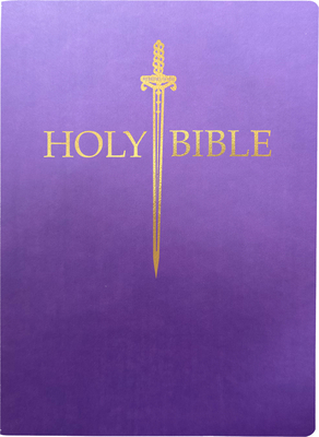 KJV Sword Bible, Large Print, Royal Purple Ultrasoft: (Red Letter, 1611 Version) Cover Image