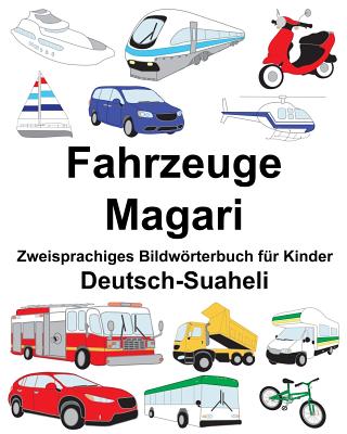 Deutsch-Suaheli Fahrzeuge/Magari Zweisprachiges Bildwörterbuch für Kinder Cover Image