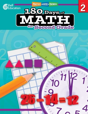 180 Days of Math for Second Grade: Practice, Assess, Diagnose (180 Days of Practice) By Jodene Smith Cover Image