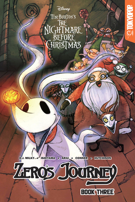 Disney Manga: Tim Burton's The Nightmare Before Christmas - Zero's Journey, Book 3 (Zero's Journey GN series #3) By D.J. Milky, Kei Ishiyama (Illustrator), David Hutchison (Illustrator), Dan Conner (Illustrator), Kiyoshi Arai (Illustrator) Cover Image