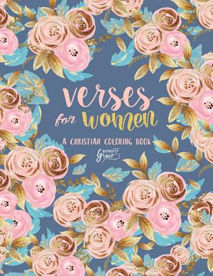 Inspired To Grace Verses For Women: A Christian Coloring Book: A Scripture Coloring Book for Adults & Teens Cover Image