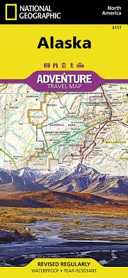 Alaska Map (National Geographic Adventure Map #3117) By National Geographic Maps - Adventure Cover Image