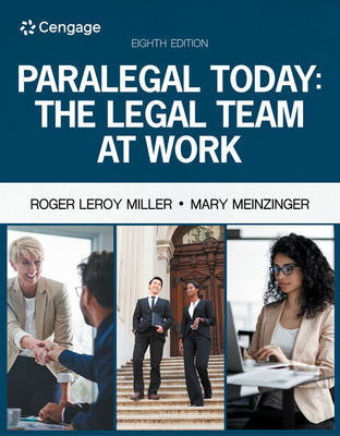 Paralegal Today: The Legal Team at Work (Mindtap Course List) Cover Image