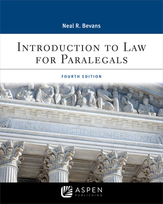 Introduction to Law for Paralegals (Aspen Paralegal) Cover Image