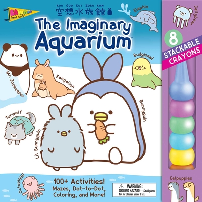 The Imaginary Aquarium Stackable Crayon Activity Book (Kawaii Kids Club)