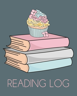 Reading Log: Write Quick Book Reports For A Reading Challenge. Reading Nook Gift For Book Nerd. Pink Cake Cover. (Kids Book Diary #3)
