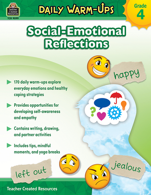 Daily Warm-Ups: Social-Emotional Reflections (Gr. 4) By Samantha Chagollan, Crystal-Dawn Keitz (Illustrator), Sara Connolly (Editor) Cover Image