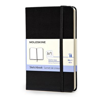 Moleskine Art Plus Sketchbook, Pocket, Plain, Black, Hard Cover (3.5 x 5.5) (Classic Notebooks) By Moleskine Cover Image