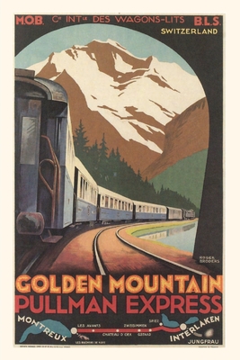 Vintage Journal Swiss Trains Travel Poster By Found Image Press (Producer) Cover Image