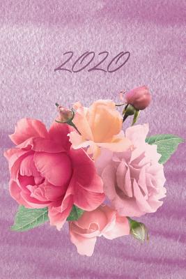 2020: Agenda semainier 2020 - Calendrier des semaines 2020 - Fleurs Design Roses Cover Image