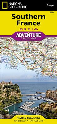 Southern France (National Geographic Adventure Map #3314) By National Geographic Maps Cover Image