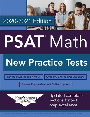 PSAT Math: New Practice Tests, 2020-2021 Edition By Prepvantage Cover Image