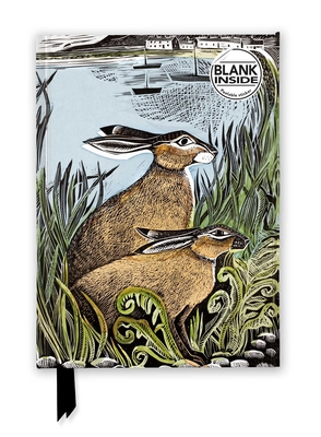 Angela Harding: Rathlin Hares (Foiled Blank Journal) (Flame Tree Blank Notebooks)
