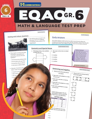 EQAO Grade 6 Math & Language Test Prep! Cover Image