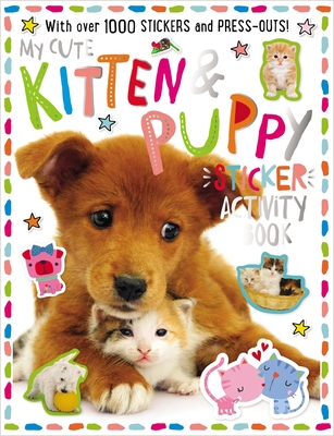 Sticker Activity Book My Kitten and Puppy Cover Image