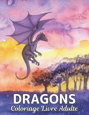 Livre Coloriage Adulte Dragons: Livre de coloriage Dessins de