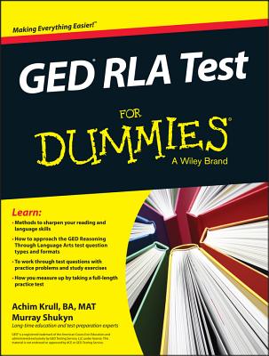 GED Rla for Dummies By Achim K. Krull, Murray Shukyn Cover Image