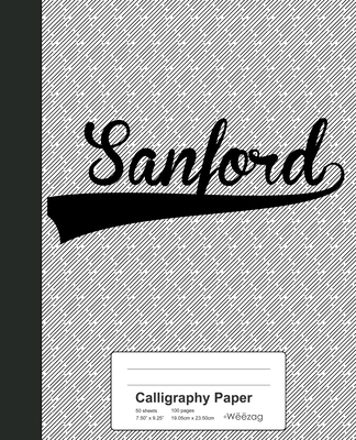 Calligraphy Paper: SANFORD Notebook Cover Image
