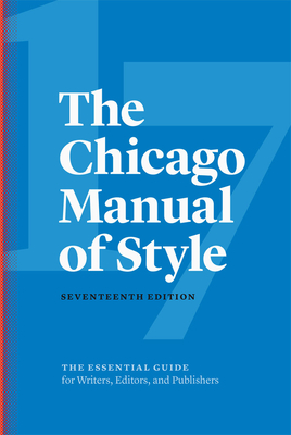 The Chicago Manual of Style, 17th Edition Cover Image