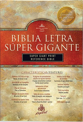 Biblia Letra Super Gigante Con Referencias-Rvr 1960 Cover