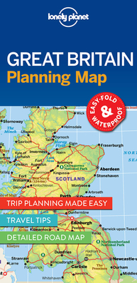 Lonely Planet Great Britain Planning Map 1 By Lonely Planet Cover Image