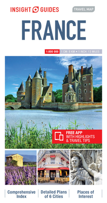 Insight Guides Travel Map France (Insight Travel Maps) Cover Image