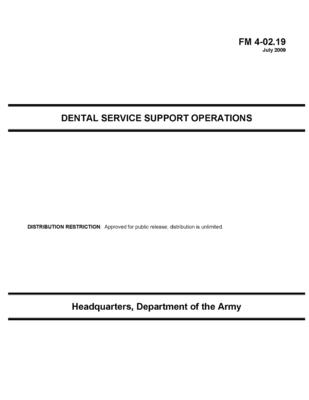 FM 4-02.19 Dental Service Support Operations Cover Image
