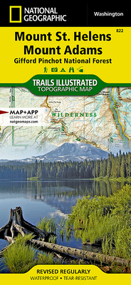 Mount St. Helens, Mount Adams Map [Gifford Pinchot National Forest] (National Geographic Trails Illustrated Map #822)