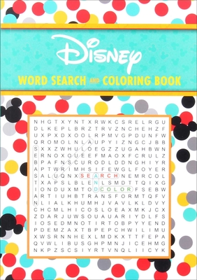 Disney Word Search and Coloring Book cover