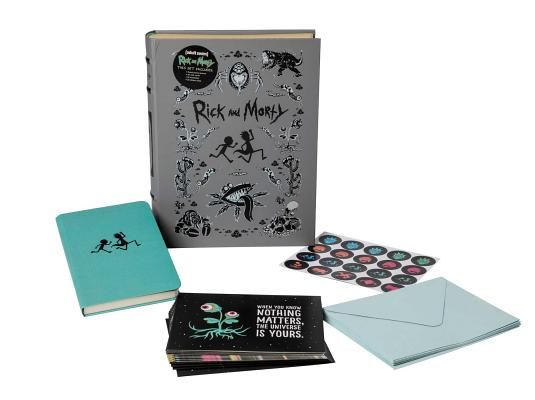 Rick and Morty Deluxe Note Card Set (With Keepsake Book Box) By Insight Editions Cover Image