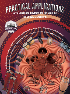 Practical Applications: Afro-Caribbean Rhythms for the Drum Set (Spanish, English Language Edition), Book & Online Audio Cover Image