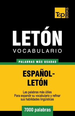 Vocabulario español-letón - 7000 palabras más usadas By Andrey Taranov Cover Image
