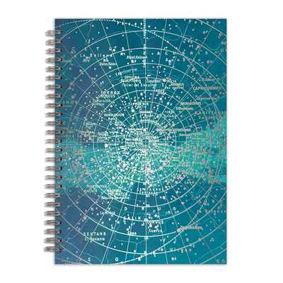 Constellation Grid 7 x 10 Wire-O Journal Cover Image