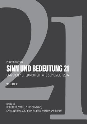 Proceedings of Sinn Und Bedeutung 21: Volume 2 Cover Image