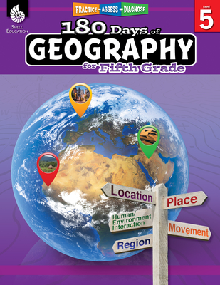 180 Days of Geography for Fifth Grade: Practice, Assess, Diagnose (180 Days of Practice) By Kristin Kemp Cover Image