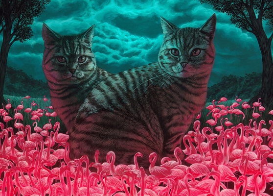 Catbird Seat: A Jigsaw Puzzle by Casey Weldon By Casey Weldon (Artist) Cover Image