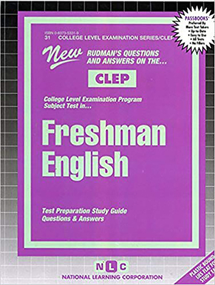 FRESHMAN ENGLISH: Passbooks Study Guide (Excelsior/Regents College Examination) By National Learning Corporation Cover Image