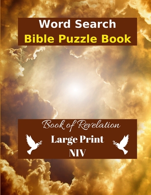 Word Search Bible Puzzle: Book of Revelation in Large Print NIV Cover Image