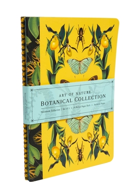 Art of Nature: Botanical Sewn Notebook Collection (Set of 3) Cover Image