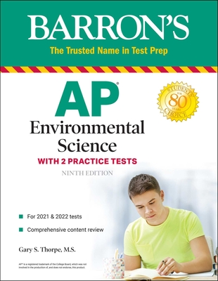AP Environmental Science: With 2 Practice Tests (Barron's Test Prep) Cover Image