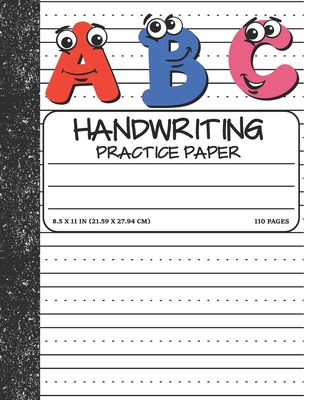 Handwriting Practice Paper: Dotted Mid-lines 110 Pages Uppercase and Lowercase Writing Sheets Notebook For Kids (Kindergarten To 3rd Grade Student Cover Image