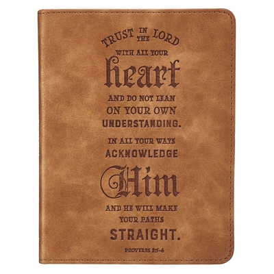 Journal Handy Luxleather Trust in the Lord - Prov 3:5-6 Cover Image