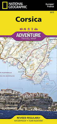 Corsica Map [France] (National Geographic Adventure Map #3315) Cover Image