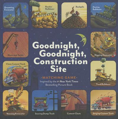 Goodnight, Goodnight, Construction Site Matching Game: (Matching Games for 2-4 Year Olds, Matching Games for Kids, Memory Matching Games) (Goodnight, Goodnight Construction Site) Cover Image