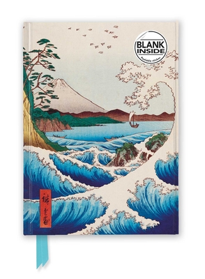 Utagawa Hiroshige: Sea at Satta (Foiled Blank Journal) (Flame Tree Blank Notebooks)