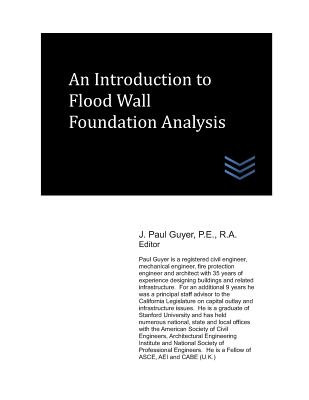 An Introduction to Flood Wall Foundation Analysis Cover Image
